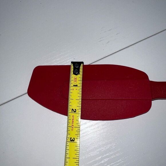 KitchenAid Silicone Mixer Baking Spatula Red 12 Inch Utensil Spreader Mixer - Picture 3 of 6